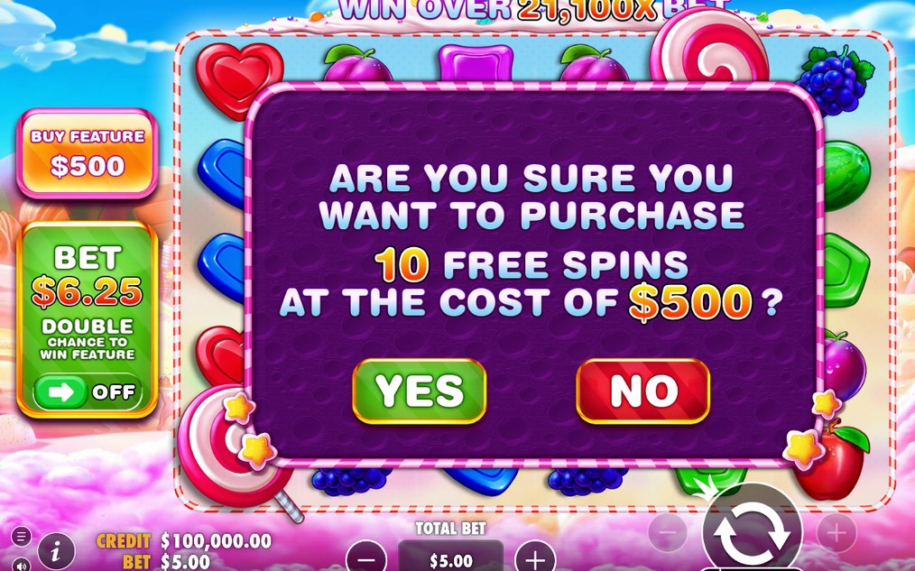 Scatter-symboler i griden inför starten av Free Spins